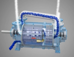 bơm hút chân không vòng nước 4